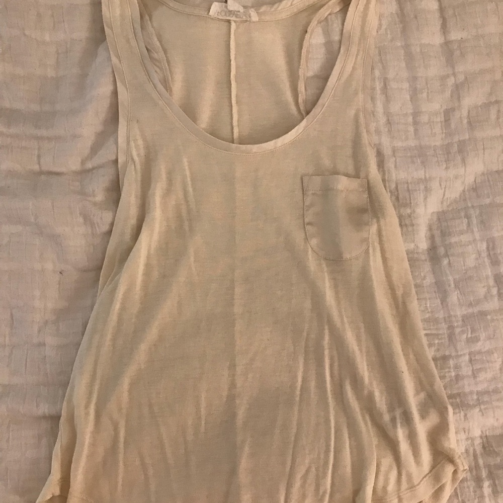 Cream Tank Top - Picture 2 of 3